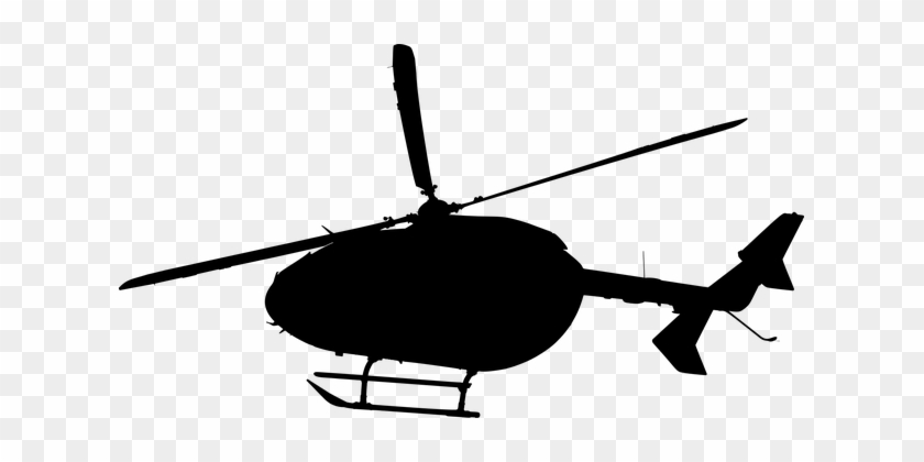 Chopper Flying Helicopter Machine Silhouet - Anticommunist Action #1107647