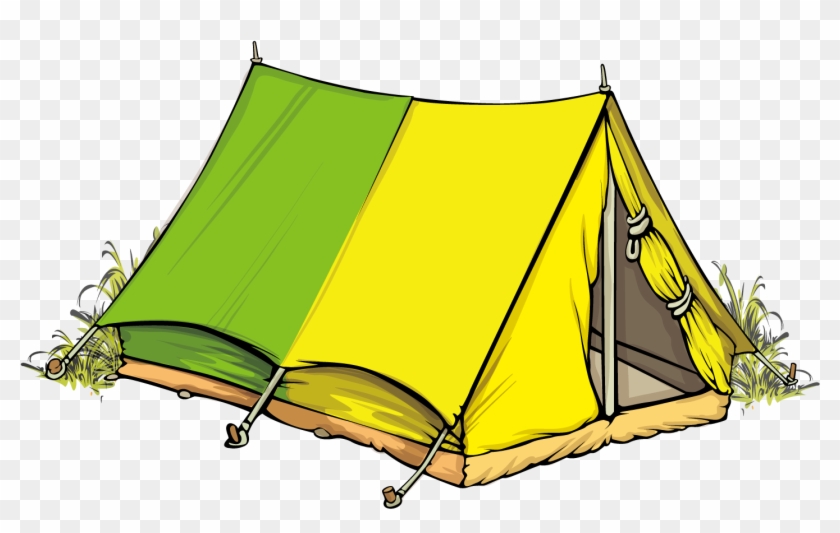 Tent Camping Illustration - Tents Cartoon Png #1107696