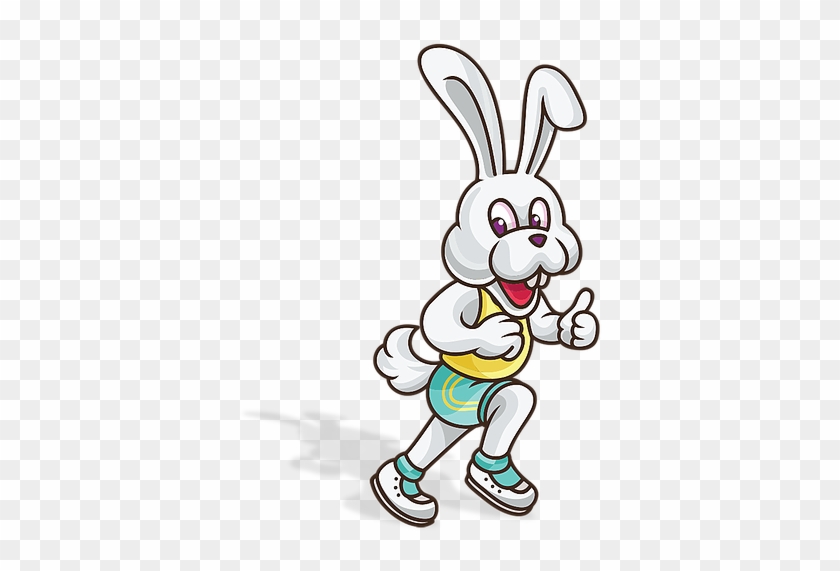 Easter Bunny Running Png #1107705
