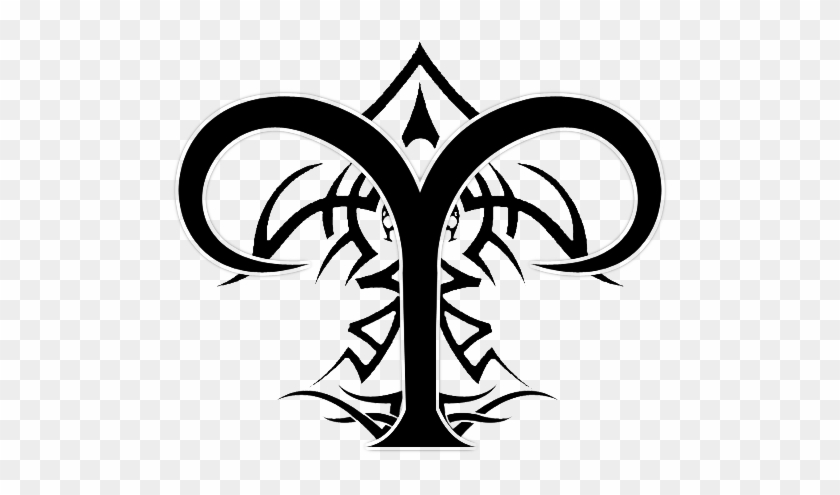 aries symbol tattoo