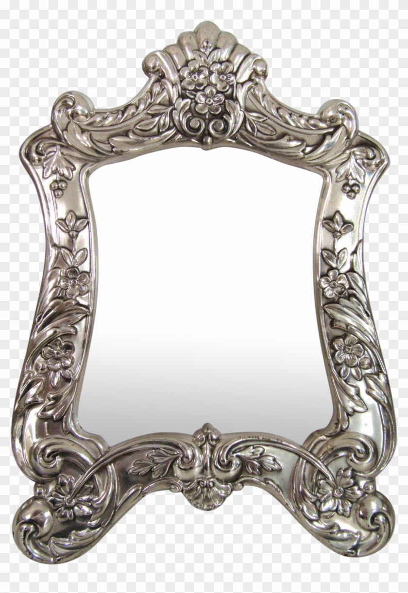 Ornate Vintage 6 Sterling Silver Easel Back Picture - Arch #1108060