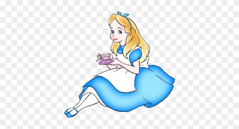Elegant Cartoon Of Alice In Wonderland Alice In Wonderland - Alice In Wonderland Cartoon Drawing #1108092