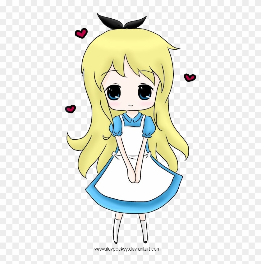 Chibi Alice In Wonderland Bunny - Alice In The Wonderland Chibi #1108094
