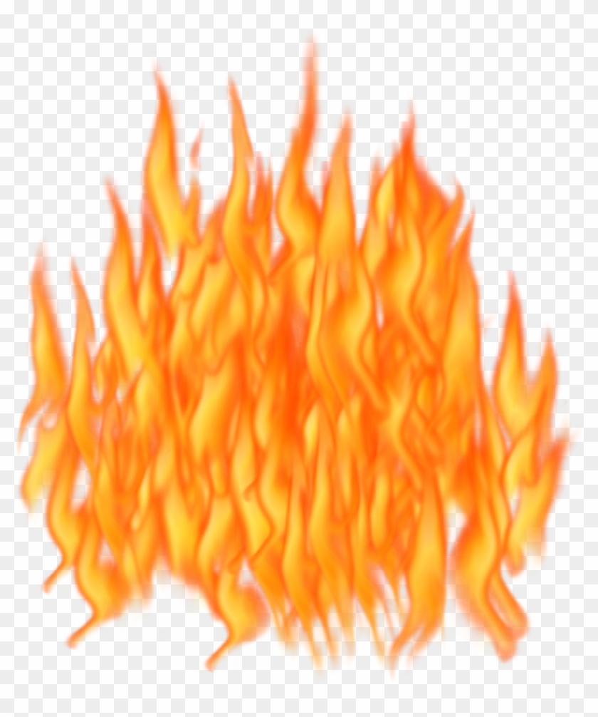 Flames Png Clipart Image - Fire Transparent Background #1108190
