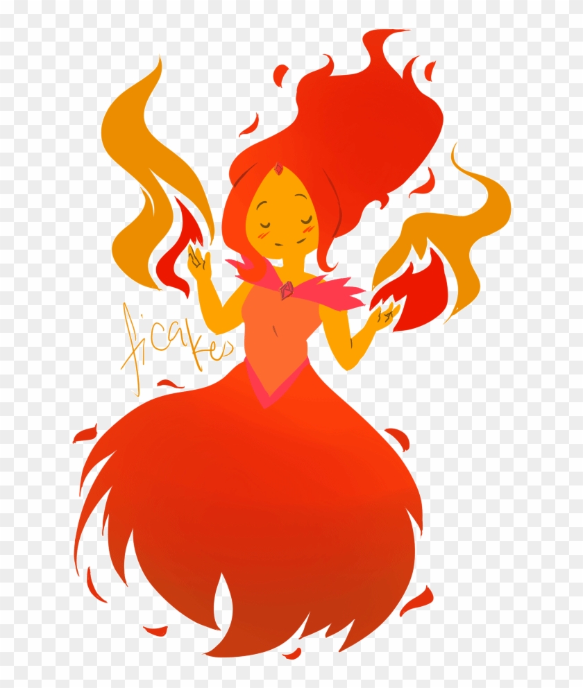 Flame Princess By Ficakes911 - Adventure Time Flame Princess Gif #1108221