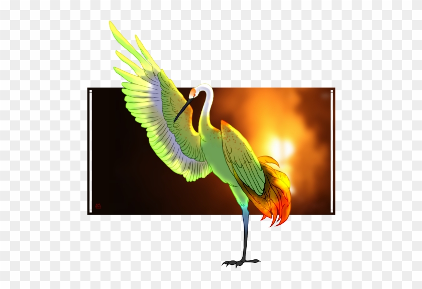 Decembird Bifang Crane Fire Bird Decembird 2017 Mox-doodles - Great Egret #1108246