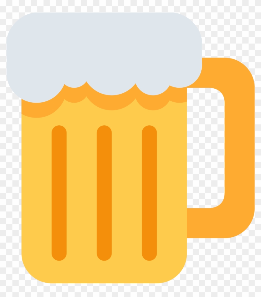 Beer Mug - Beer Emoji Transparent Background #1108302