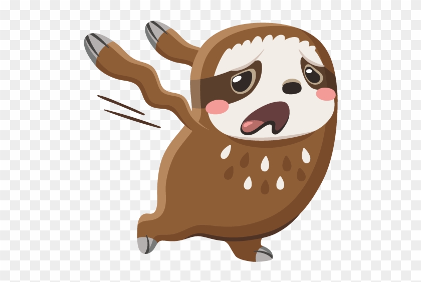 Sticker Vkontakte Sloth Emoji - Sticker #1108327