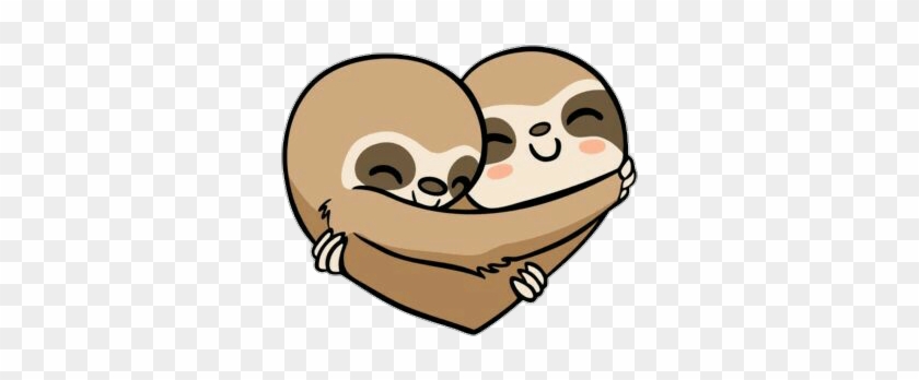 Sloth Love Heart Tumblr Slothlove - Stickers Sloth #1108334