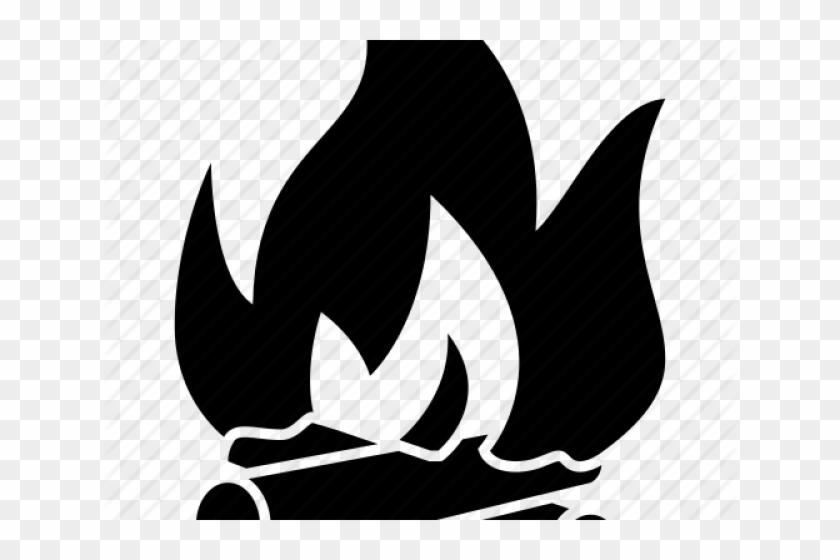 Campfire Icon - Campfire Silhouette Png #1108427
