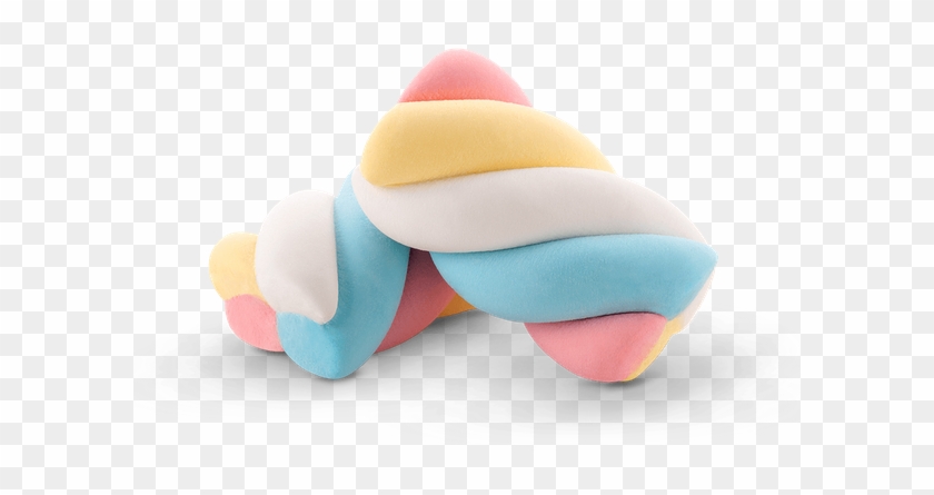 Marshmallow Twist Azul Rosa Amarelo Branco - Machimelo Png #1108630