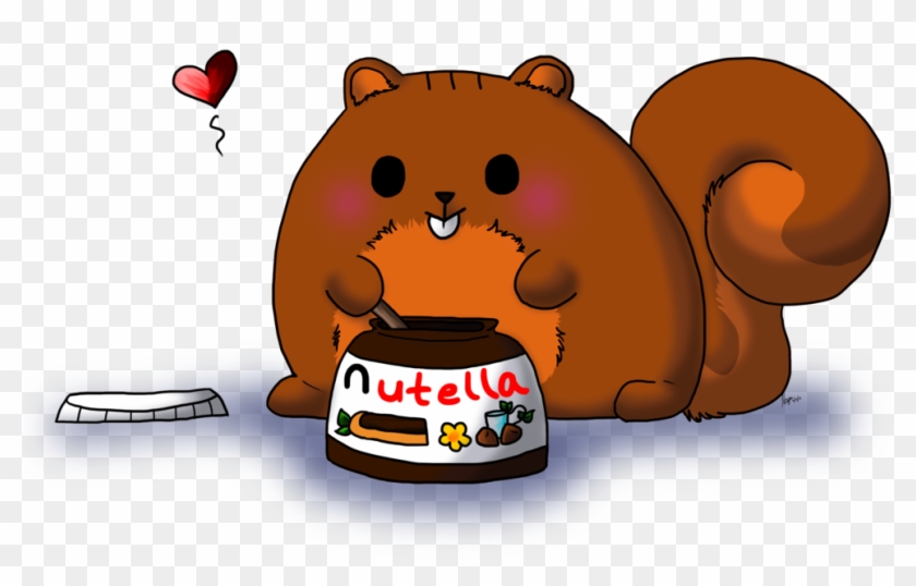 Nutella Squirrel By Igewolf - Draw A Fat Squirrel #1108638