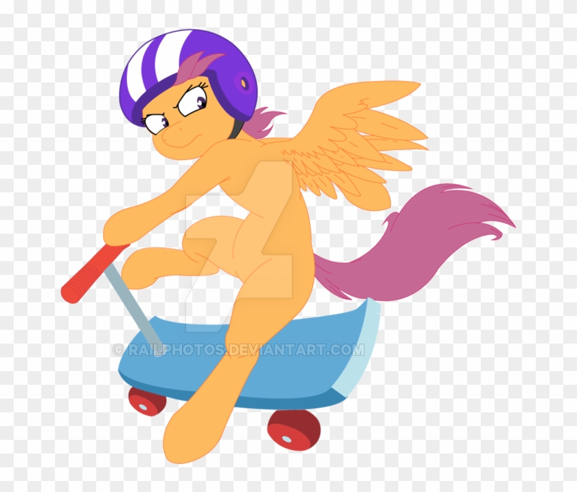 Scoot Or Die Vector By Railphotos - Cartoon #1108719