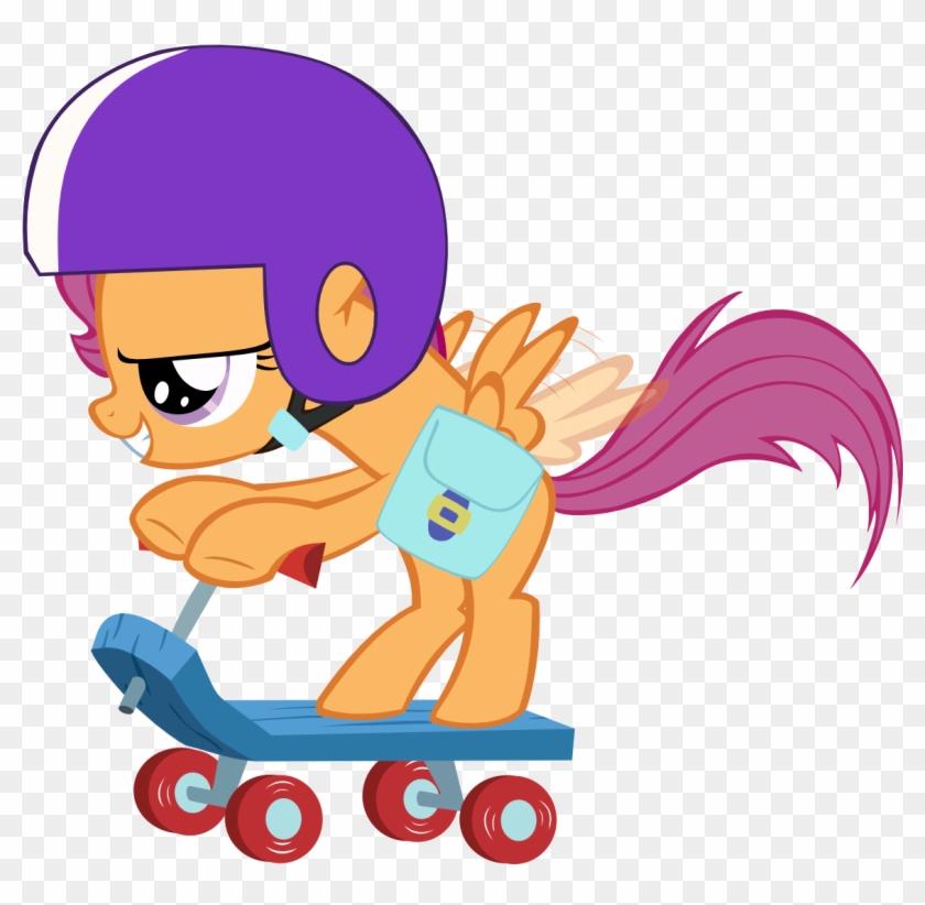 Scootaloo Scooter Animation - My Little Pony Scootaloo On Scooter #1108724