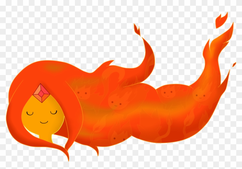 Flame Princess Hair By Andiscissorhands Flame Princess - Flame Princess Png #1108752
