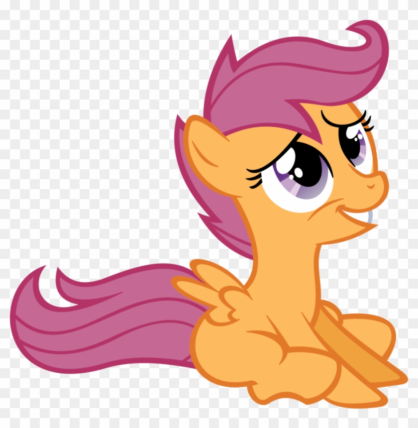 Sitting Scootaloo - Pony Friendship Is Magic Scootaloo #1108875