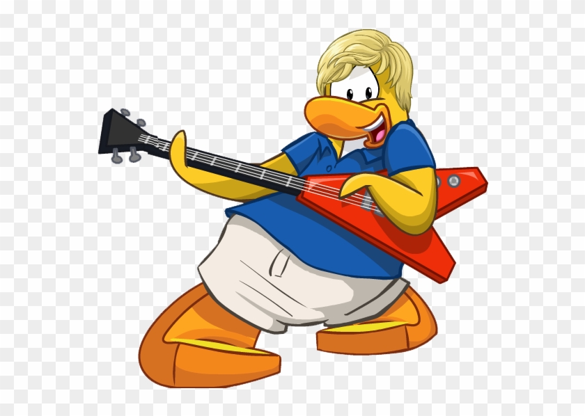 Trucos De Club Penguin - Club Penguin Electric Guitar #1109007