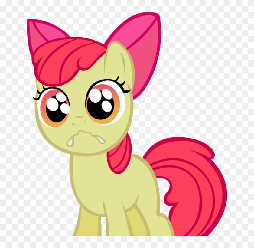 Apple Bloom Applejack Sweetie Belle Sadness - Apple Bloom Sad Face #1109043