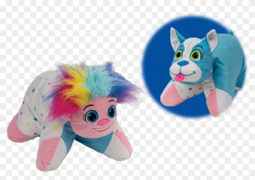 Flipazoo Flip 'n' Play Friends Plush Toy & Pillow In - Flipazoo Blue Puppy #1109054