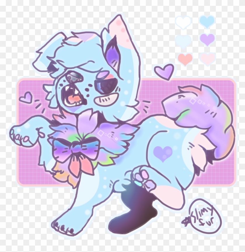 Pastel Goth Puppy By Misspolycysticovary On Deviantart - Puppy #1109072