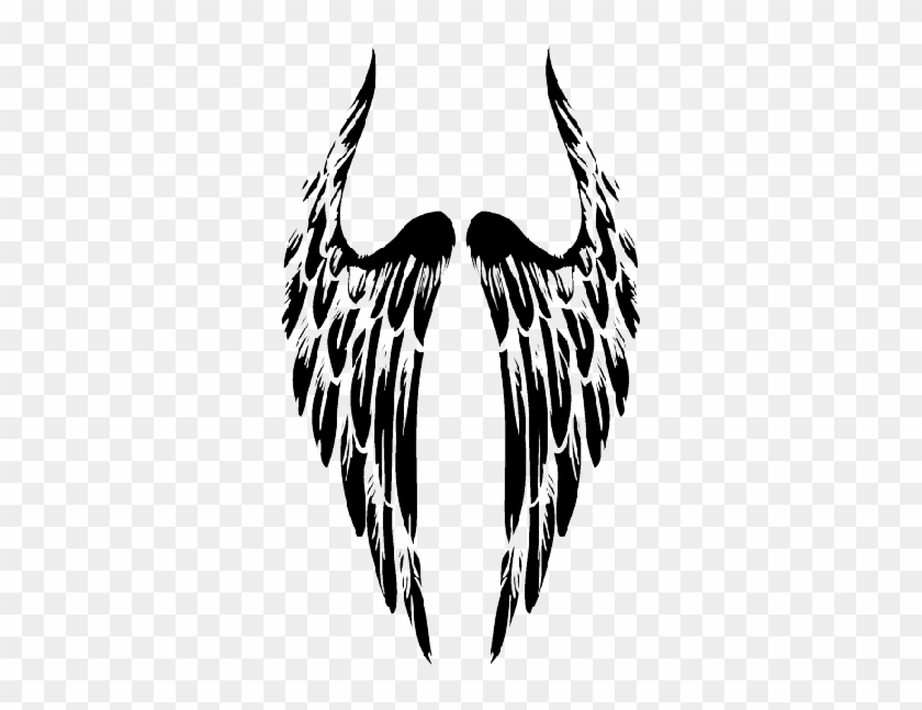 Tribal Angel Wings Tattoo - Tribal Angel Wings Png #1109080