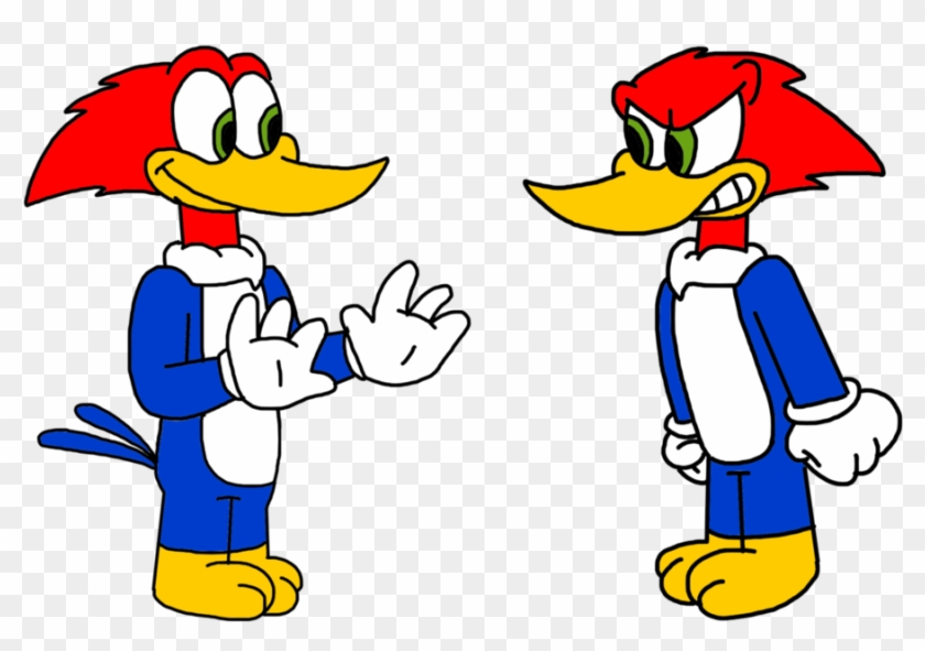 Here's Woody Woodpecker With His Clone - Woody Woodpecker Minions #1109085