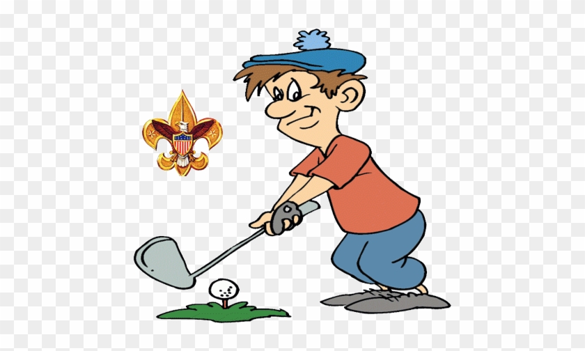 Beautiful Cartoon Golfer Cartoon Golfer Clipart Best - Boy Scouts Of  America - Free Transparent PNG Clipart Images Download