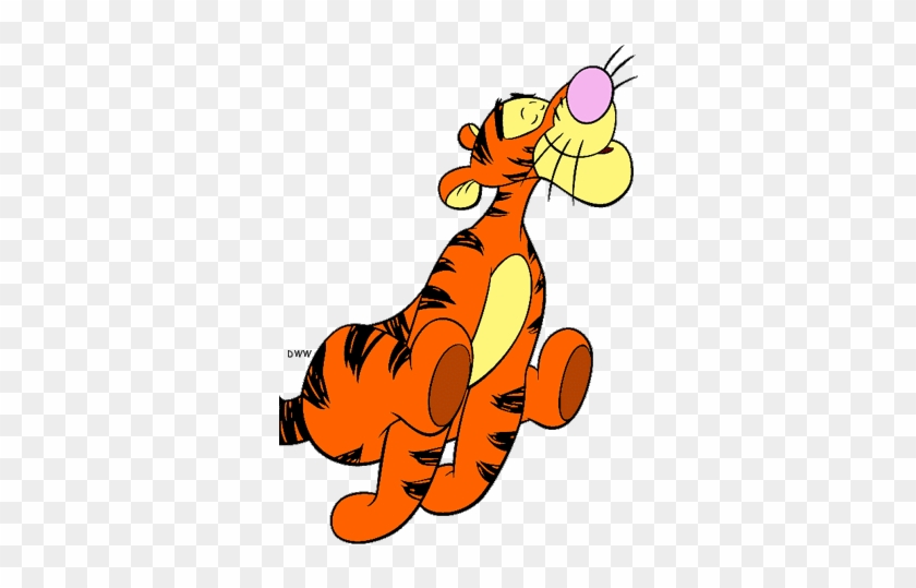 Free Tigger Wallpaper Postcard Free Tigger Wallpaper - Tigger Bouncing Png #1109139