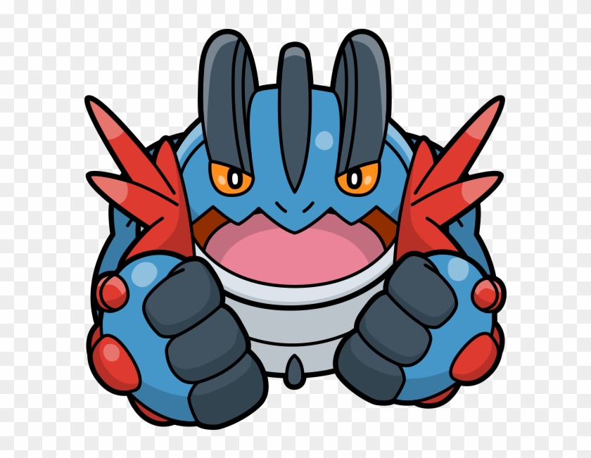 Mega Swampert As Seen In Pokemon Shuffle - Mega Swampert Pokemon Shuffle #1109271