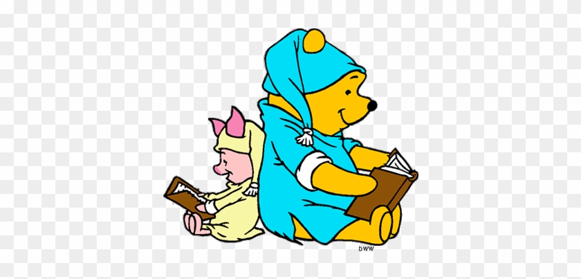 Winnie The Pooh Clipart Reading - Winnie The Pooh Reading #1109405