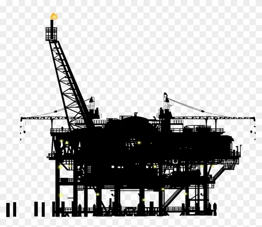 Drilling Rig Industry Oil Platform Petroleum Offshore - Oil Platform Png #1109428