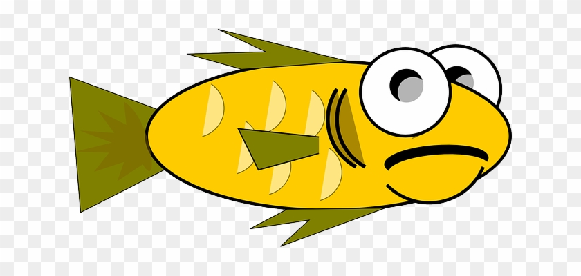 Fish, Aquarium, Sea Life, Water Creature - Cartoon Fish Png #1109503