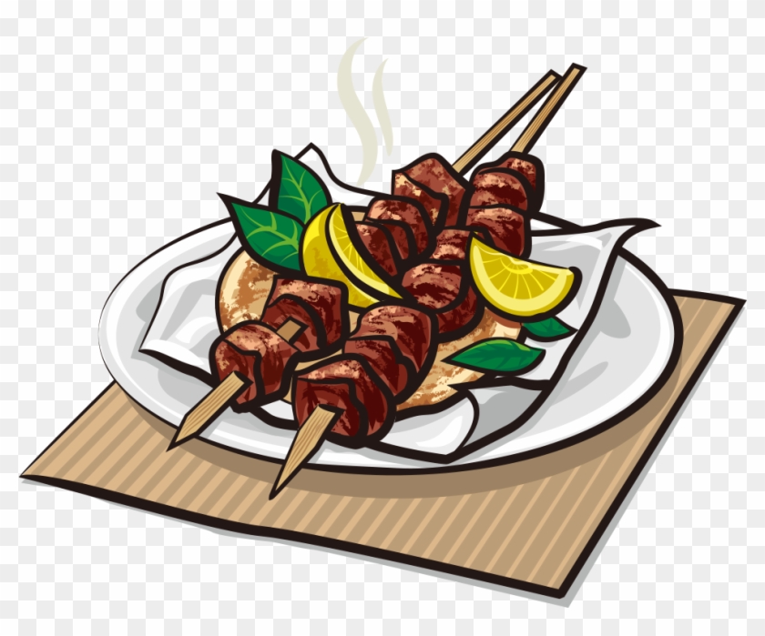 Greek Cuisine Kebab Indian Cuisine Souvlaki Gyro - Barbecue Png #1109775