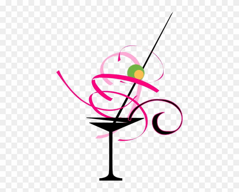 Pink-tini Clip Art At Clker - Peddlers Bar And Bistro #1109794