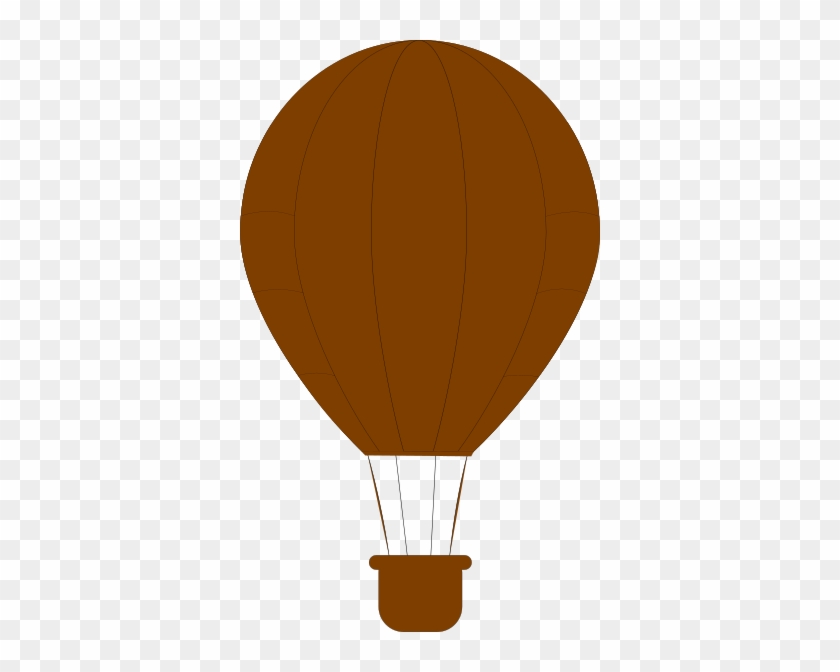 Brown Hot Air Balloon Clip Art At Clker - Brown Hot Air Balloon #1109799