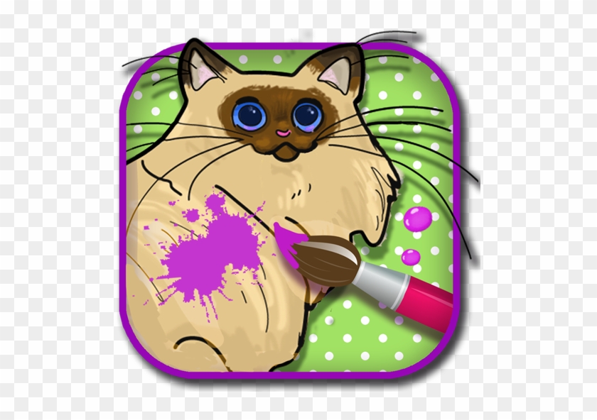 Cats Coloring Book - Manchas De Tinta #1109819