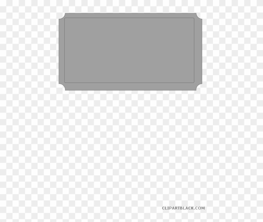 Movie Ticket Tools Free Black White Clipart Images - Display Device #1109921