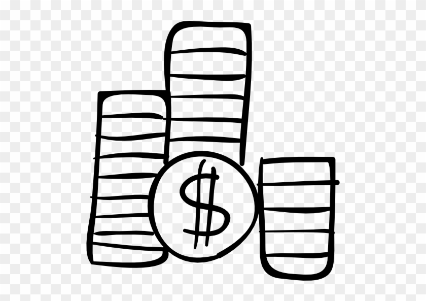 Pin Stack Of Money Clipart Transparent - Icon Money Png Sketch #1109985