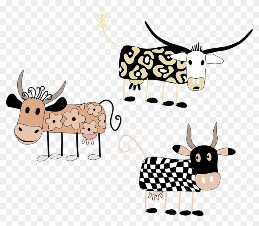 Cute Cow Clipart 27, Buy Clip Art - Custom Cartoon Cow Shower Curtain #1109998