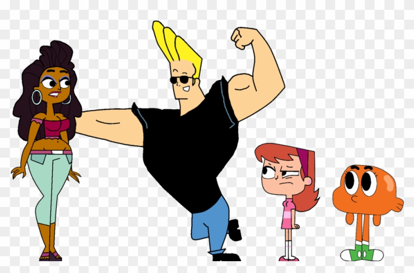 Ann Maria, Johnny Bravo, Vana And Darwin By 4eyez95 - Johnny Bravo #1110018