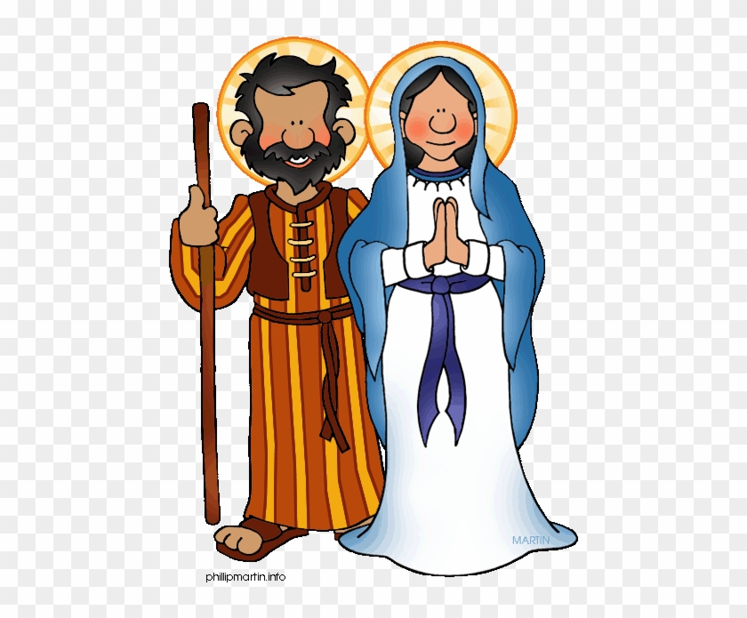 Joseph And Mary - Mary And Joseph Cartoon #1110025
