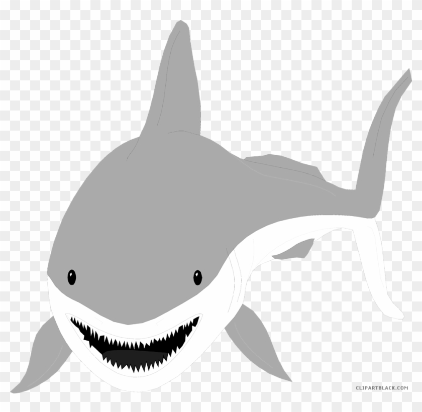 Great White Shark Clipart Clipartblack Com Rh Clipartblack - Sharks With No Background #1110135