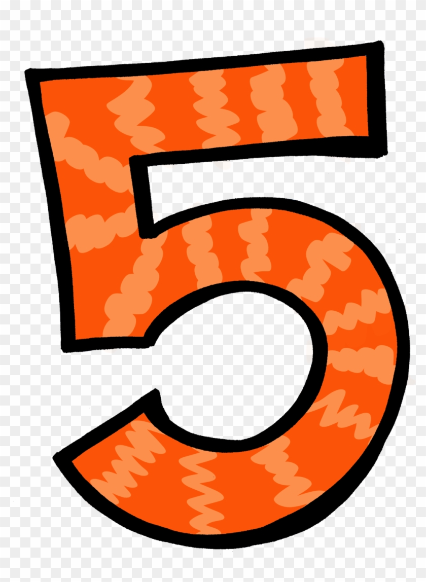 Orange - Five Clip Art #1110138