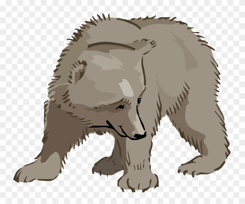 Grizzly Clipart Polar Bear - Bear Cub Png Clip Art #1110140