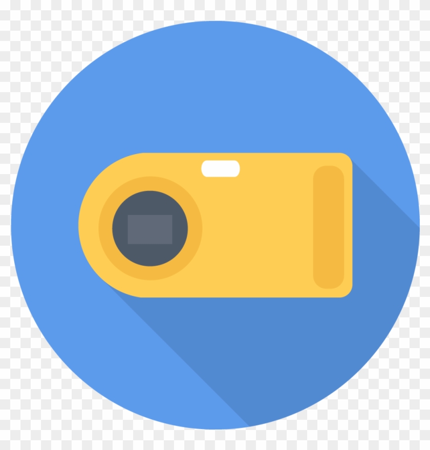 Point Shoot Camera Icon - Camera Icon Flat Png #1110174