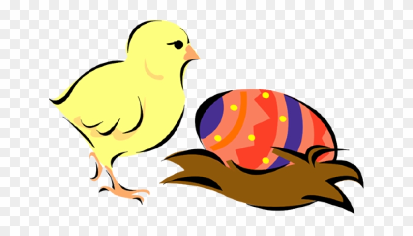 17 Free Easter Egg And Easter Basket Clip Art Designs - Ostern-küken Und Gemaltes Ei Karte #1110185