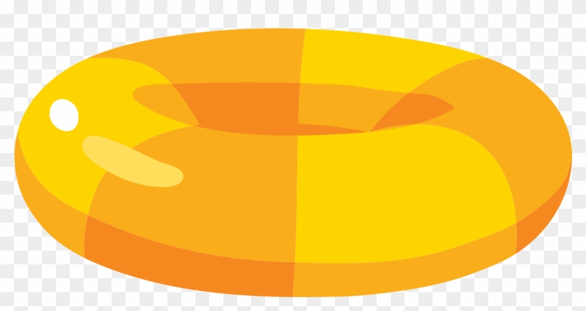 Yellow Swimming Ring - Circle #1110201