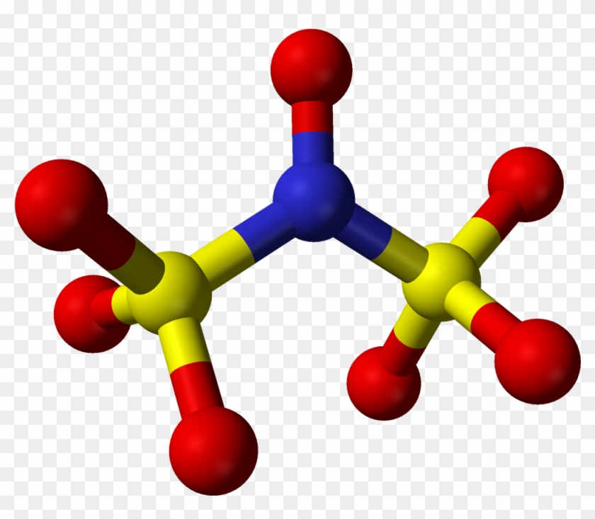 Potassium Nitrosodisulfonate Anion From Xtal 3d Balls - Dithiocyanatobis Triphenylphosphine Nickel Ii #1110274