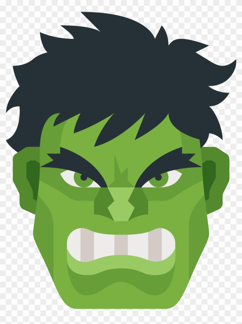 Icon Emoji Face Png - Hulk Icon Png #1110281