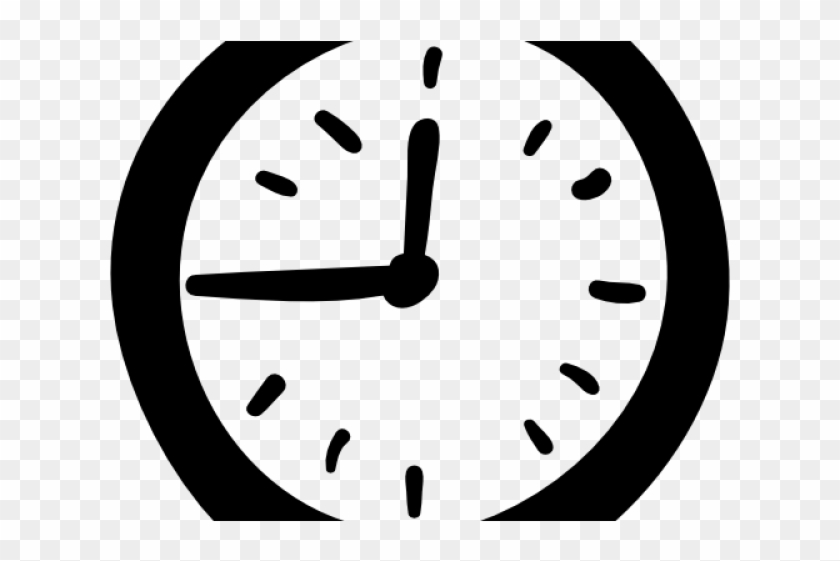 Drawn Clock Icon Png - Hand Drawn Clock Icon #1110295